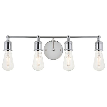 Serif 4 Light Chrome Wall Sconce